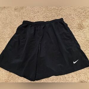 Nike black Dri Fit Team Shorts, size Large